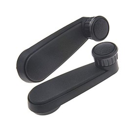 2X Car Window Winder Crank Handle Black OEM 191837581