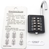 zeng Padlock - Digits Combination Lock,Button Combination Security Padlock Digital