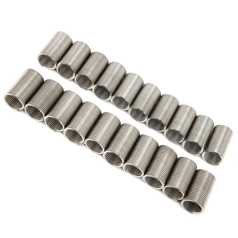 20PCS Wire Thread Inserts SUS304 Wire Stainless Steel Screw Sleeve