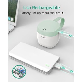 GROWNSY Pacifier Sanitizer Portable, UV Light Sanitizer on The Go, USB Charging Sanitizer Case, Mini Pacifier Sanitizer 99.99% Cleaned in 59 Seconds (Green)