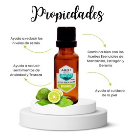 Aceite Esencial de Bergamota Natural Puro Aromaterapia