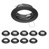 ledscom.de Fere Ceiling Mounting Frame Round Matte Black Pack of