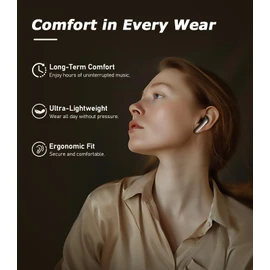 Bluetooth 5.3 Wireless Earbuds [Compact & Powerful] with Deep Bass, Noise Cancelling Mic, LED Display, IPX7 Waterproof, 40H Playtime, in-Ear Headphones for Laptop, Phone, Sports & Workout
