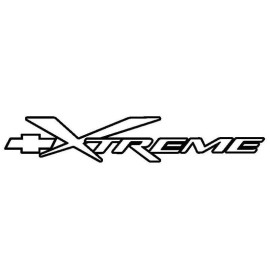 Greenstar Vinyl S 10 XTREME Chevy Bowtie Script Emblem Vinyl Decal Sticker 9" x 1.6" Many Colors - Other (leave note with color)