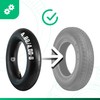 MOOVMOOV Inner Tube 4.80/4.00-8 Straight TR13 Valve (x2) - Replacement