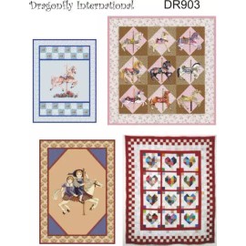 SMA 1:12 Dollhouse Miniature Carousel Quilt Sheet DI DR903