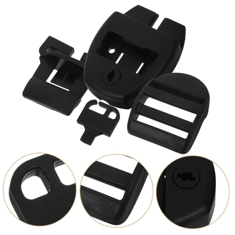 WOONEKY 4pcs Spa Cover Lock Clips Bath Tub Cover Latch