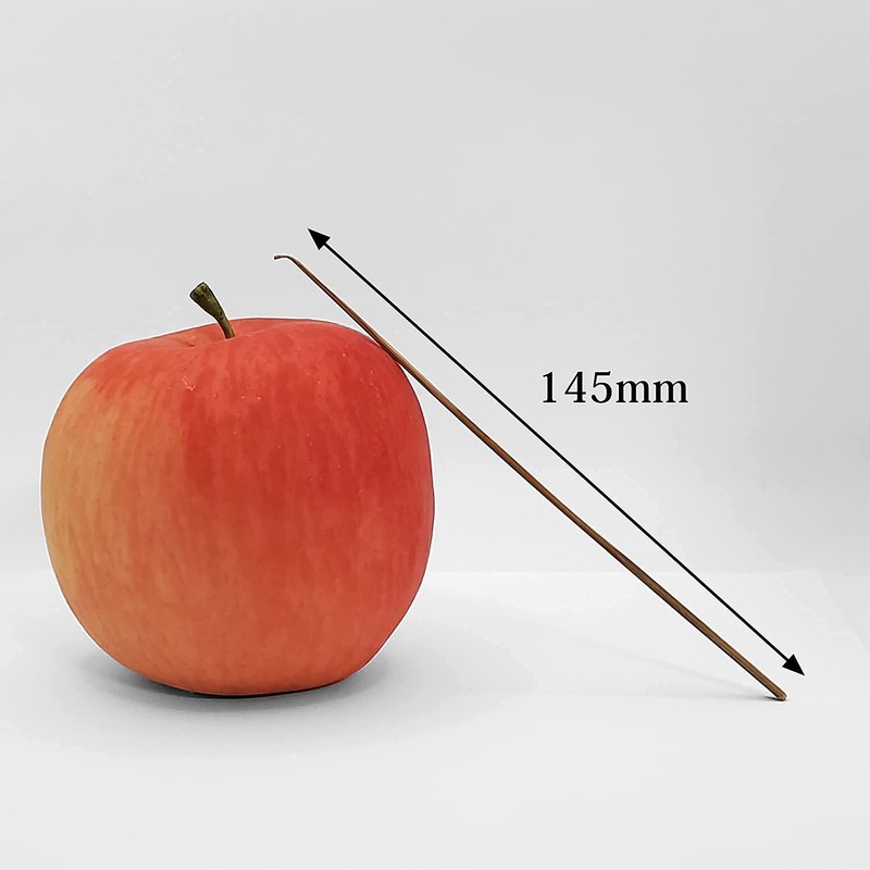 国産竹製（しなる煤竹）極細耳かき【半円】