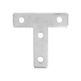 10 Pcs 2020 Series T Shaped Bracket Corner Brace,T Shaped Carbon Steel Bracket Support Brace,T-Shape Flat Connector,Aluminum Extrusion Connector Bracket(60 x 60 x 16mm)
