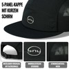 CLAPE 5 Panel Cap Short Brim Baseball Cap Flat Hat