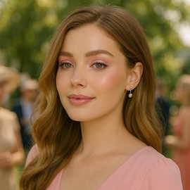 9-Color Shimmer Eyeshadow Palette – White & Pink Glitter Shades, Creamy Texture, Waterproof, Highly Pigmented Sparkly Makeup for Women, Includes Brush