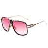 Gobiger Aviator Sunglasses for Men Retro Fashion Goggle Alloy Frame