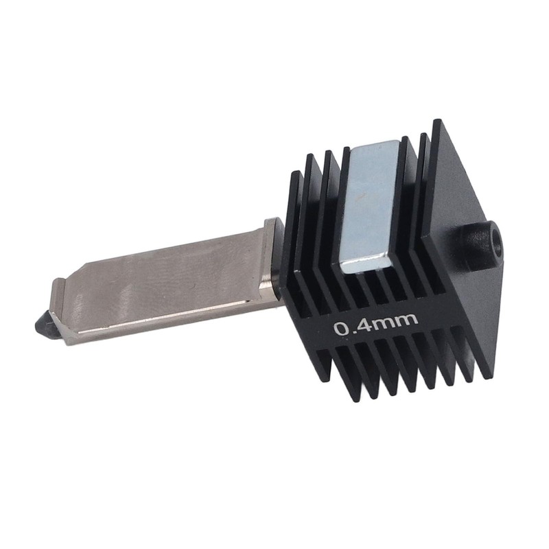 Nozzle Hot End Kit, Removable Steel Nozzle, Brass Heating Block