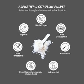 L Citrulline Malate Powder High Dose 400 g DL 2:1 - Highest Dosage & Purity - Alphatier Champion L-Citrulline Malate Powder - Fitness and Bodybuilding - Premium Quality - Vegan