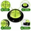 Round Bullseye Bubble Level, Mini Horizontal Spirit Level for Woodworking,
