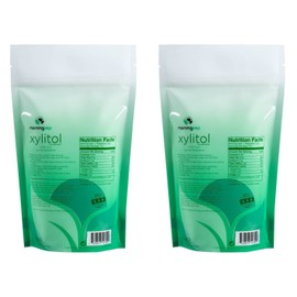 PACK of 2 Morning Pep Pure Birch Xylitol (Keto Diet Friendly) Sweetener with no aftertaste 1 LBs (Not From Corn) NON GMO KOSHER GLUTEN FREE PRODUCT OF USA. Total of 2 Lbs (32 OZ)
