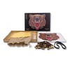 Aniwood Animal-Shaped Wooden Puzzle, Lid Punched with Full-Sized Profile of
