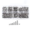 230 unids Tornillos y Tuercas Set M3 Metric Acero Inoxidable