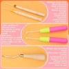 Dreadlock Crochet Hook, 3 Dreadlock Crochet Needle(0.5mm), 5 Different Size