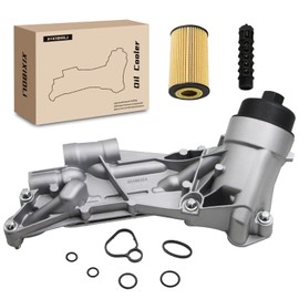 Engine Oil Cooler With Oil Filter Compatible with GM Chevy Cruze Sonic Aveo 1.6L 1.8L Compatible with Pontiac G3 1.6L 93186324 55353323