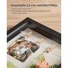 SONGMICS RPF007B02 3D Photo Frame for Filling, Photo Frame with