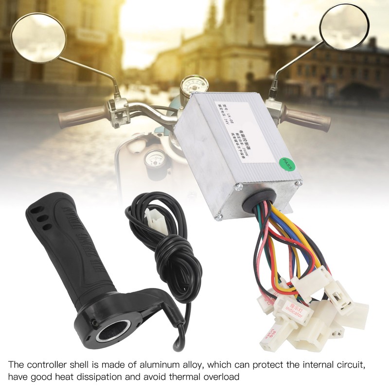 Electric Scooter Controller Set 24V 250W Brushed Controller and EBike