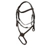 STARLIGHT BASIC GRACKLE LEATHER BRIDLE WITH REINS SIZE FULL -SHET