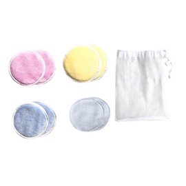 TOVINANNA 8pcs Reusable Makeup Remover Pads 3-layer Facial Cleansing Mat Cotton Pads for Face Wash