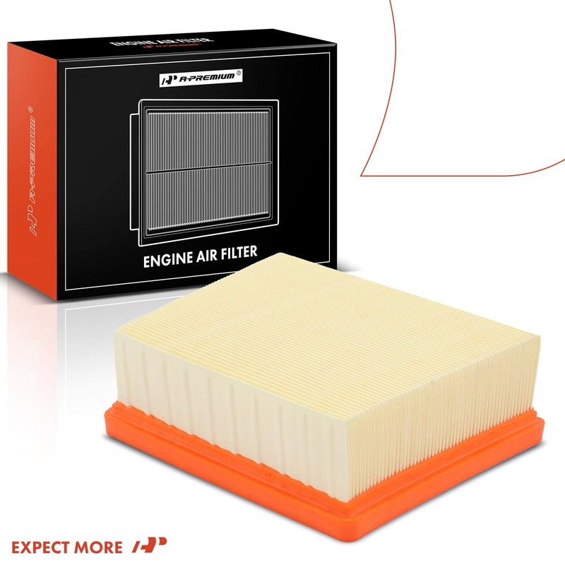 A-Premium Filtro de aire de motor de 2 piezas compatible
