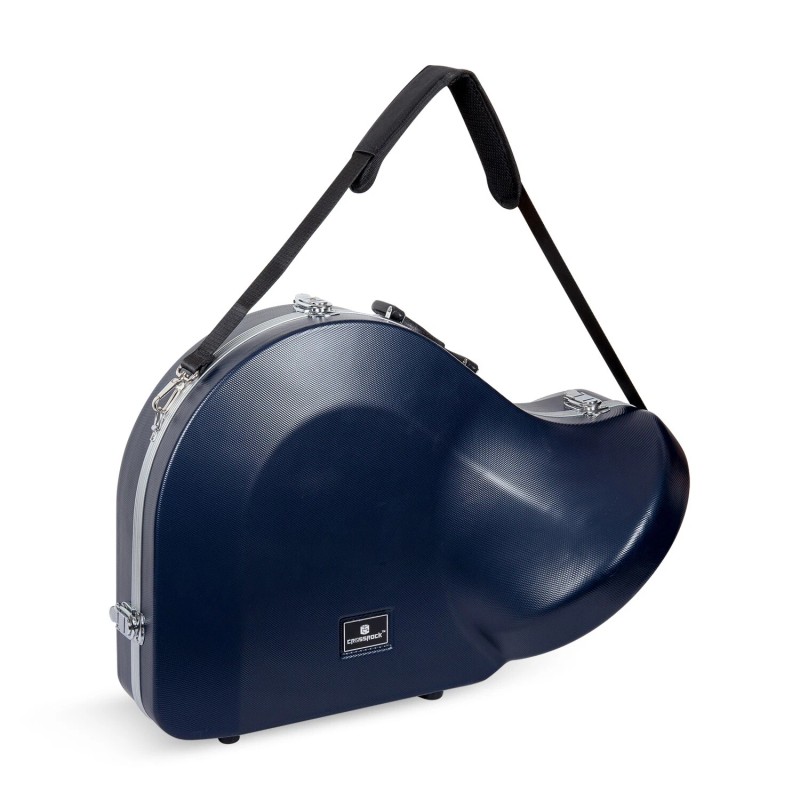 Crossrock ABS Hard-Shell Case for French Horn with Single Shoulder