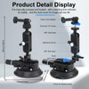 Taisioner Camera Suction Cup Mount 4.5in Pump-actived Vacuum Suction Mount