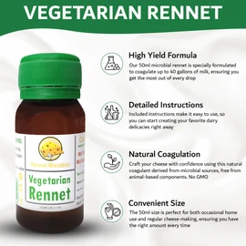 Microbial Lab 50ml Vegetarian Coagulant Cheese