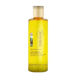 Aceite Macadamia 3 en 1 para el Cabello, 245 ml, Tratamiento Nutritivo con Extractos Naturales, Dorado                                                