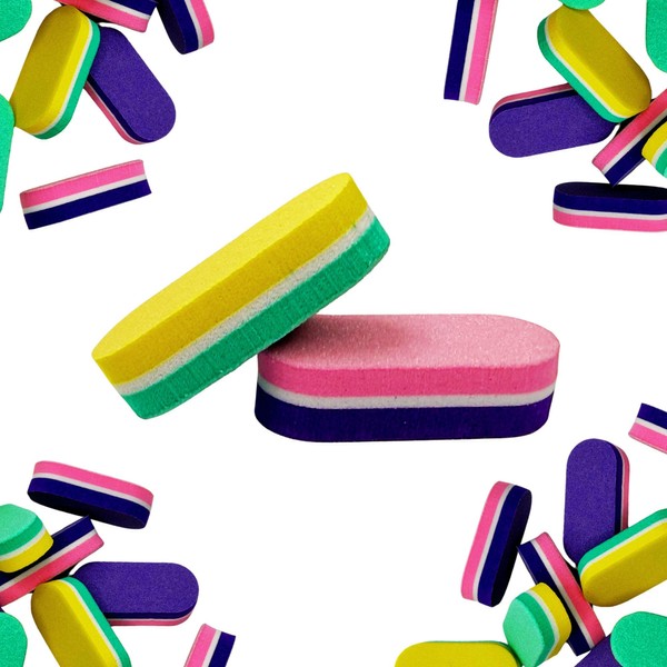 Mini Pulidor de Uñas Sponge - 30 Piezas | Pulidores