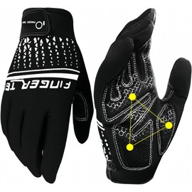 Training Gloves Full Finger 3-Layer Structure Mesh Material Durable Breathable Honeycomb Anti-Slip Strong Grip Touch Panel Compatible Blister Prevention Cycling Unisex Hybrid Gloves ZT16 Gym Workout
