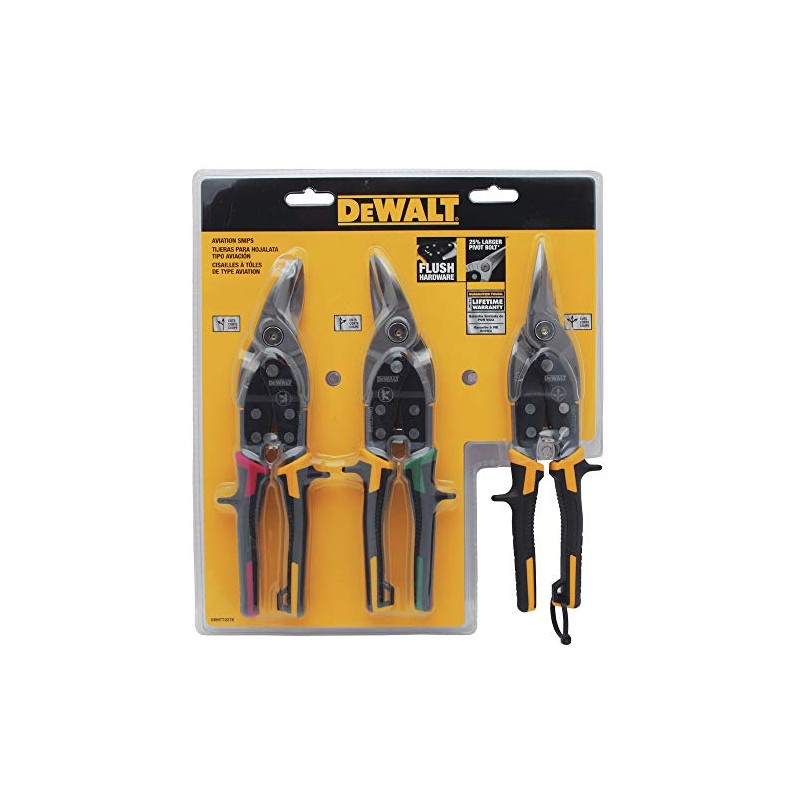 Dewalt DWHT14676 Aviation Snip Set ,3 pack