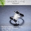 Penelope Emerald Black Engagement Ring for Women by Ginger Lyne