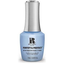 RC Red Carpet Manicure Fortify & Protect Runway Rehersal LED Nail Gel Color, 0.3 Fl Oz