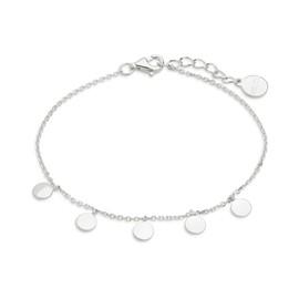 XENOX® Women's Necklace Made of High-Quality 925 Sterling Silver, silver colours