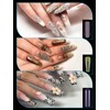 EBANKU 144 Pieces Polygel Tips Nail Shapes, Reusable Dual Tips