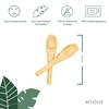 Wisefood Palm Leaf Disposable Spoons - Pack of 25 Spoons