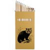 Azeeda 12 x 'Red Panda' Long 178mm Coloured Pencils/Pencil Set