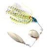 4Pcs Artificial Bait Set Fishing Lures Spinnerbait Hard Metal Fishing
