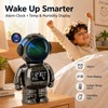 DYPCO Indoor Security Clock Camera with Temperature and Humidity Monitoring,