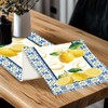ANATTASOUL Table Runner Lemon 13"x72" Table Decorations, Durable Summer Dining