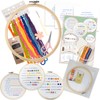 Embroidery Kit, Beginner, 30 Basic Embroidery Types, Embroidery Frame, Embroidery