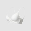 JAJU [JAJU] Women's Cotton Pointelle Bralette - White