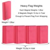 Magnetic Flag Weights for Bottom of Flag in Winds, Rubber