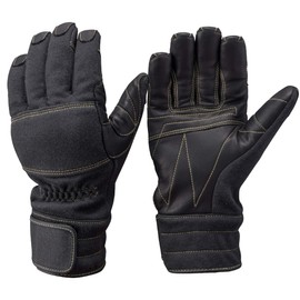 TONBOREX K-A181 Waterproof Model, Kevlar Fiber, Fireproof Gloves, Black, M, Moisture Permeable Waterproof Film, Fully Laminated, Wet Block Treatment, Ultra 3D Sewing, Fire Clubs, Fire Clubs, Disasters