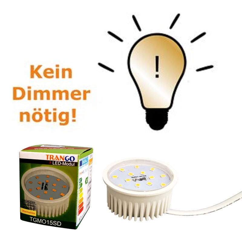 Trango® 6 LED Dimmable Square Recessed Downlight including 6X6 W